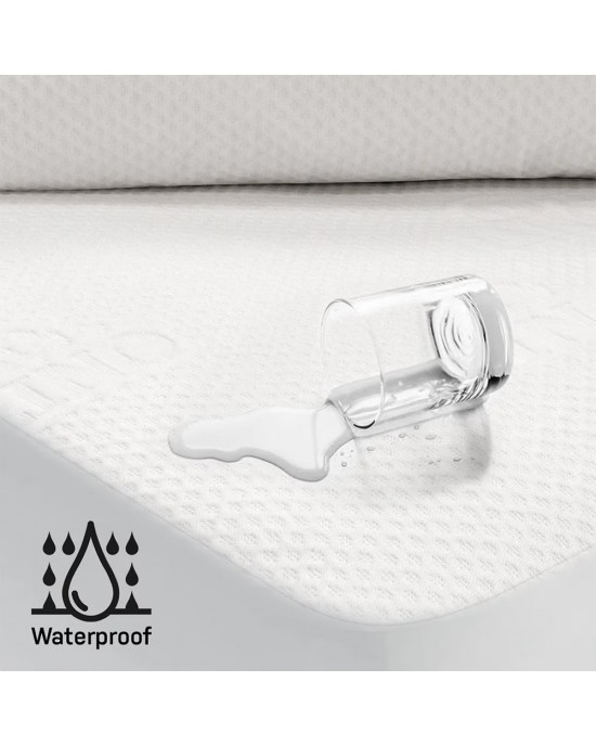 LINO ΕΠΙΣΤΡΩΜΑ JACQUARD WHITE 120Χ200+40 Mattress Toppers