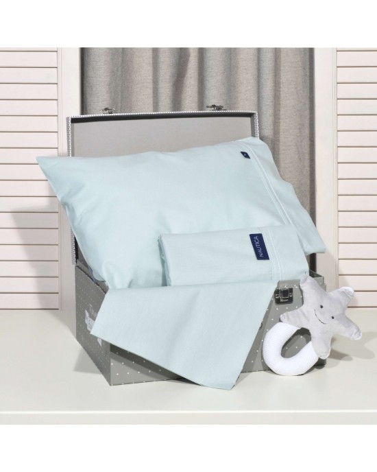 Nautica Σεντόνια Λίκνου Σετ 2τ Μέντα 80X110 Σεντόνια βρεφικά