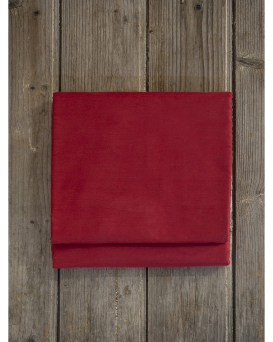 Σεντόνι Μονό Superior Satin  Red 160x260 NIMA HOME Bed sheets