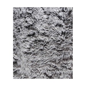 Διακοσμητικό μαλλιαρό ριχτάρι 5336 (145cm x 195cm) δίχρωμο μαύρη βάση
