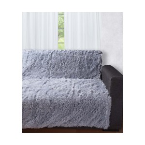 Διακοσμητικό μαλλιαρό ριχτάρι 5336 (145cm x 195cm) ΓΚΡΙ