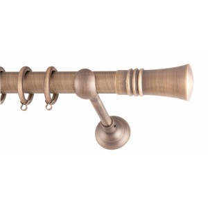 CURTAIN WOOD SAMOS FRANS Φ25 ANTIK Φ1,60