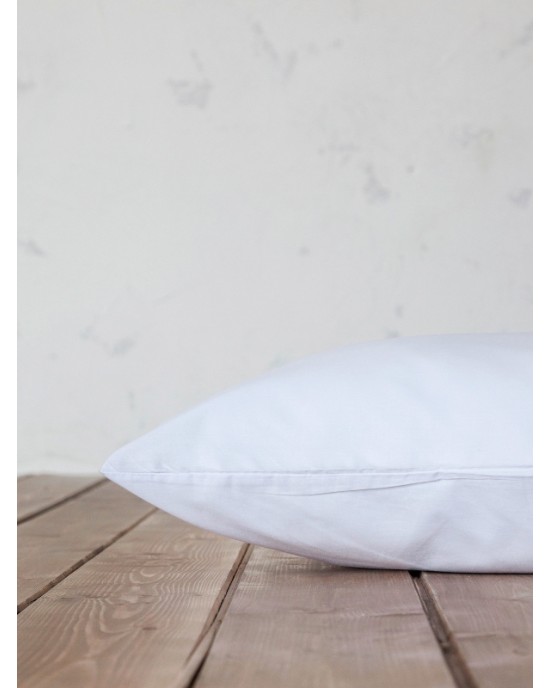 Σεντόνι Μονό Unicolors  White 160x260 NIMA HOME Bed sheets