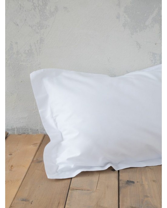 Σεντόνι Μονό Superior Satin  White 160x260 NIMA HOME Σεντόνια