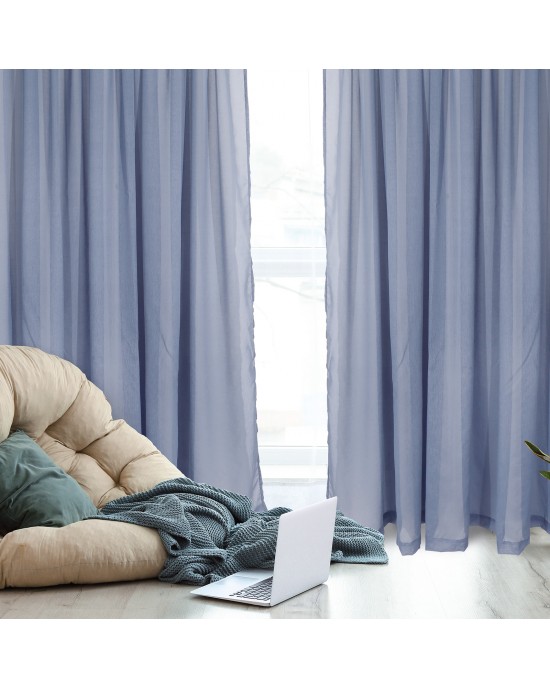 DASHOME 2199 ΚΟΥΡΤΙΝΑ 450Χ270 ΜΕ ΤΡΕΣΑ ΣΙΕΛ Κουρτίνες σαλονιού