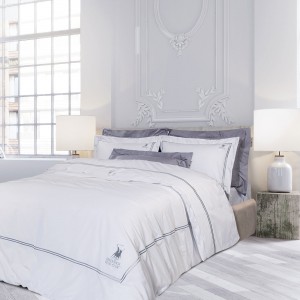 2127 ΣΕΤ ΣΕΝΤΟΝΙΑ ΥΠΕΡΔΙΠΛΑ GREENWICH POLO CLUB ΛΕΥΚΟ 240X270, 50X70+7