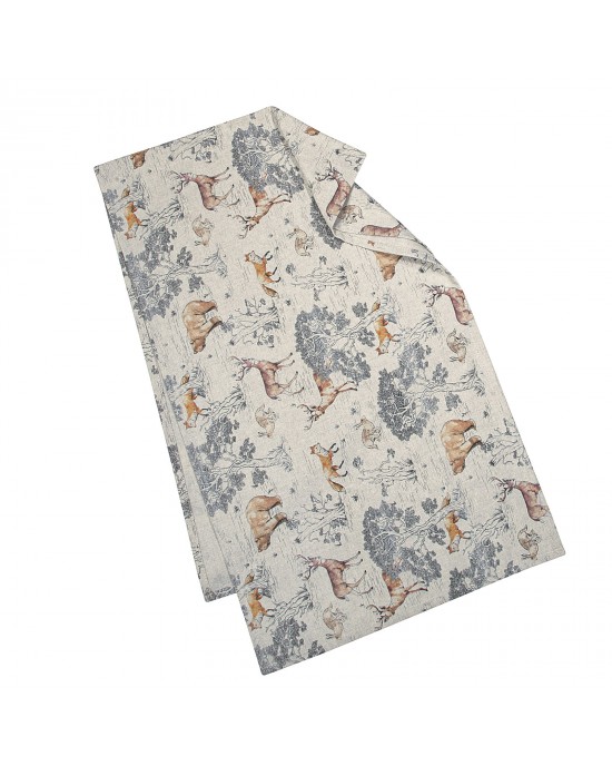 2662 RUNNER 45Χ140 GREENWICH POLO CLUB ΕΚΡΟΥ-ΜΑΥΡΟ-ΚΑΦΕ Table runners