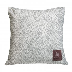 2781 ΔΙΑΚΟΣΜΗΤΙΚΟ ΜΑΞΙΛΑΡΙ 42X42 ΕΚΡΟΥ-ΓΚΡΙ GREENWICH POLO CLUB 