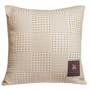 2785 ΔΙΑΚΟΣΜΗΤΙΚΟ ΜΑΞΙΛΑΡΙ 42X42 ΕΚΡΟΥ-ΜΠΕΖ GREENWICH POLO CLUB 