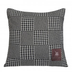 2786 ΔΙΑΚΟΣΜΗΤΙΚΟ ΜΑΞΙΛΑΡΙ 42X42 ΜΑΥΡΟ-ΓΚΡΙ GREENWICH POLO CLUB 