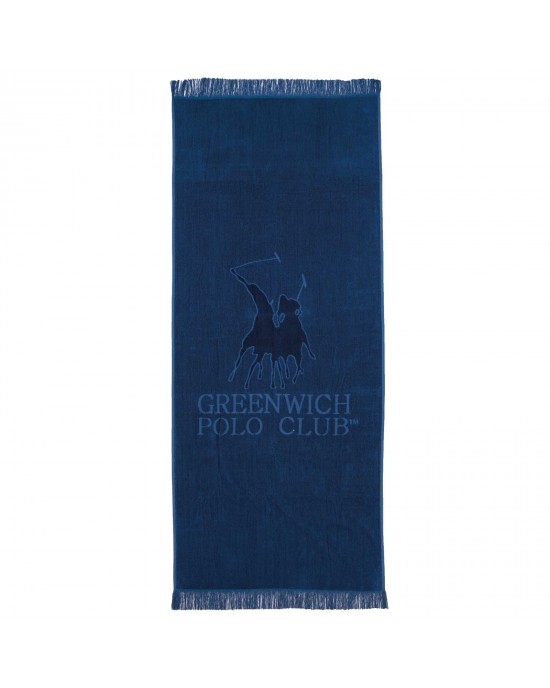 3620 ΠΕΤΣΕΤΑ ΘΑΛΑΣΣΗΣ 90Χ190 GREENWICH POLO CLUB ΜΠΛΕ Beach towels