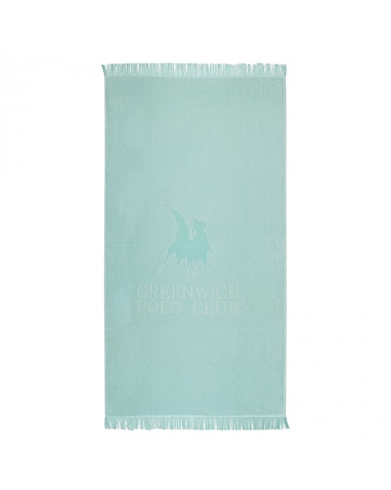 3623 ΠΕΤΣΕΤΑ ΘΑΛΑΣΣΗΣ 90Χ190 GREENWICH POLO CLUB ΜΕΝΤΑ Beach towels