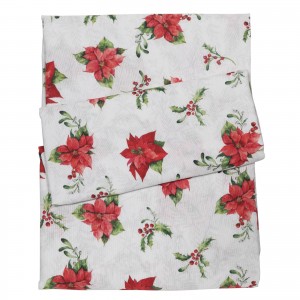 0625 CHRISTMAS RUNNER 45Χ140 ΜΠΕΖ - ΚΟΚΚΙΝΟ DAS HOME