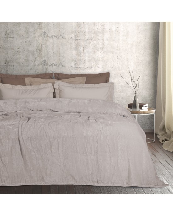 DAS HOME 1345 ΚΟΥΒΕΡΤΑ VELOUR ΥΠΕΡΔΙΠΛΗ