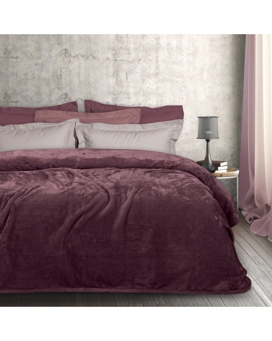 DAS HOME 1347 ΚΟΥΒΕΡΤΑ VELOUR MONH