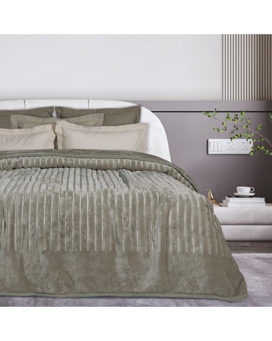 DAS HOME 1350 ΚΟΥΒΕΡΤΑ VELOUR MONH