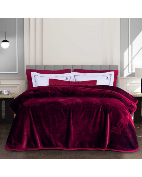 GREENWICH POLO CLUB 3438 ΚΟΥΒΕΡΤΑ VELOUR ΥΠΕΡΔΙΠΛH GREENWICH POLO CLUB