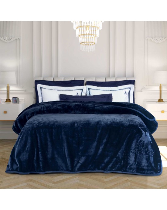 GREENWICH POLO CLUB 3439 ΚΟΥΒΕΡΤΑ VELOUR ΥΠΕΡΔΙΠΛH GREENWICH POLO CLUB