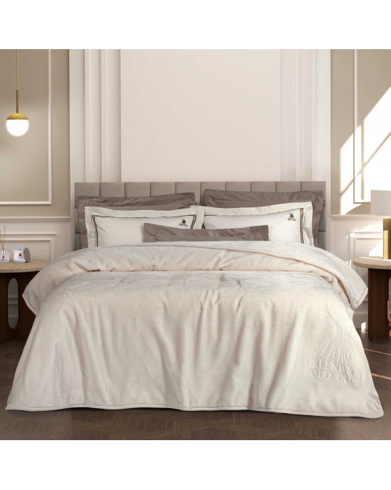 GREENWICH POLO CLUB 3441 ΚΟΥΒΕΡΤΑ VELOUR ΥΠΕΡΔΙΠΛH GREENWICH POLO CLUB