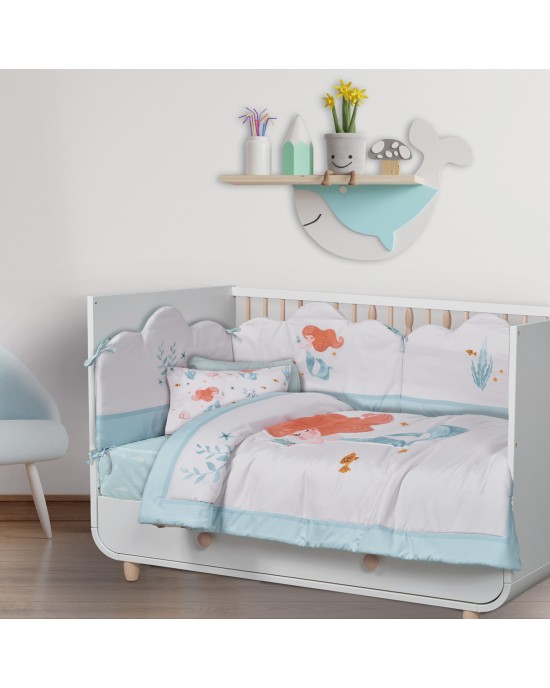 DAS BABY 4876 ΚΟΥΒΕΡΛΙ BABY FUN ΡΟΖ-ΛΙΛΑ-ΜΕΝΤΑ