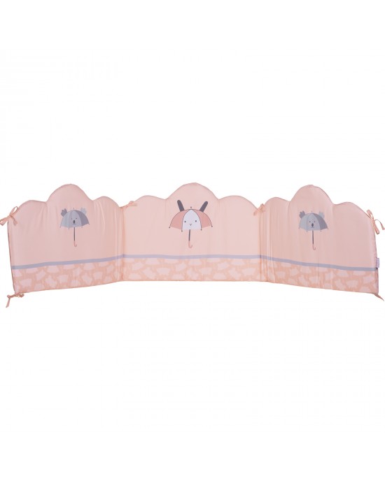 DAS BABY 4878 ΠΑΝΤΑ ΚΟΥΝΙΑΣ FUN BABY ΡΟΖ-ΛΕΥΚΟ-ΓΚΡΙ