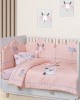 DAS BABY 4878 ΚΟΥΒΕΡΛΙ BABY FUN ΡΟΖ-ΛΕΥΚΟ-ΓΚΡΙ