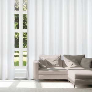 DAS HOME 2249 ΚΟΥΡΤΙΝΑ ΜΕ ΚΡΙΚΟΥΣ 140Χ270 ΕΚΡΟΥ