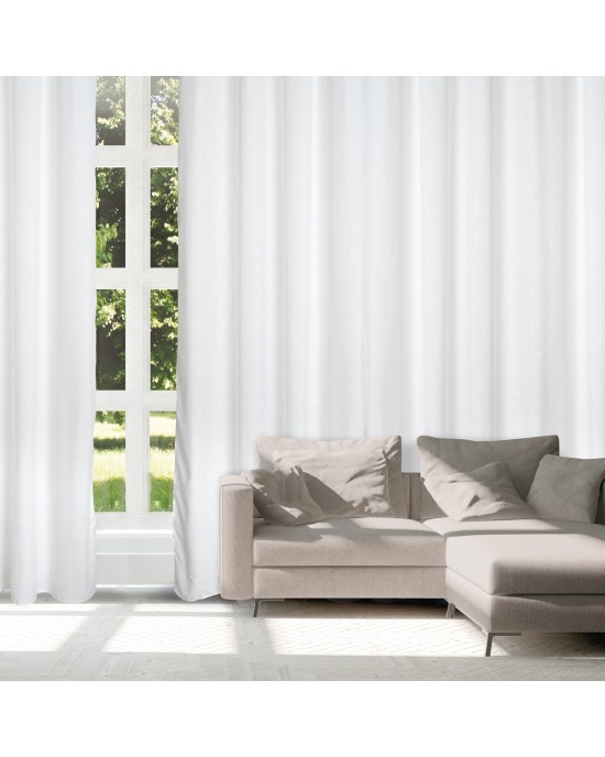 DAS HOME 2249 ΚΟΥΡΤΙΝΑ ΜΕ ΚΡΙΚΟΥΣ 140Χ270 ΕΚΡΟΥ