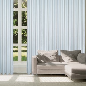 DAS HOME 2253 ΚΟΥΡΤΙΝΑ ΜΕ ΚΡΙΚΟΥΣ 140Χ270 ΓΚΡΙ