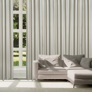 DAS HOME 2255 ΚΟΥΡΤΙΝΑ ΜΕ ΚΡΙΚΟΥΣ 140Χ270 ΓΚΡΙ