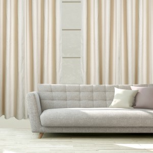 DAS HOME 2257 ΚΟΥΡΤΙΝΑ ΜΕ ΚΡΙΚΟΥΣ 140Χ270 ΜΠΕΖ