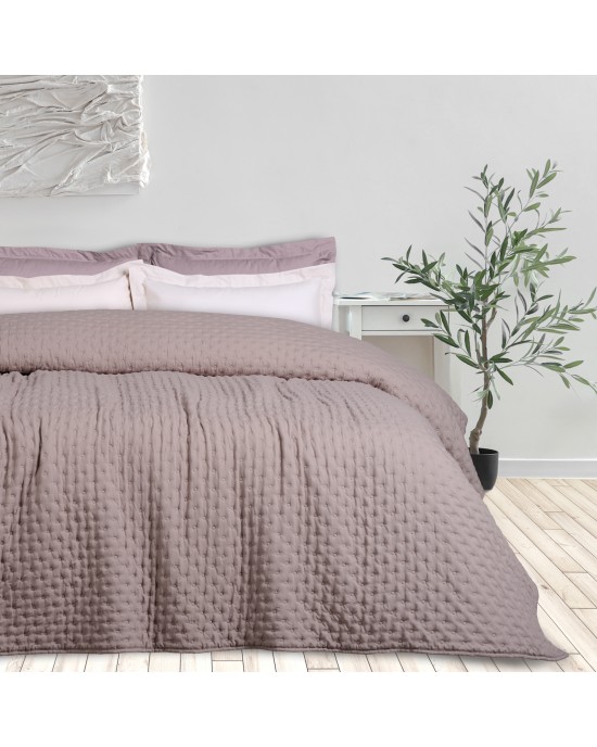 DAS HOME 9628 ΚΟΥΒΕΡΛΙ ΥΠΕΡΔΙΠΛΟ HAPPY ΛΙΛΑ ΣΚΟΥΡΟ