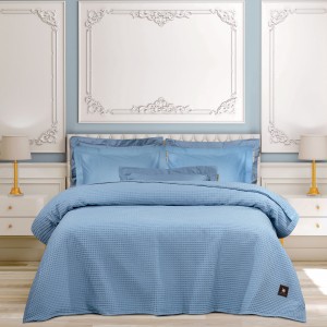 3457 ΚΟΥΒΕΡΤΑ ΠΙΚΕ 220X240 GREENWICH POLO CLUB ΜΠΛΕ ΡΑΦ