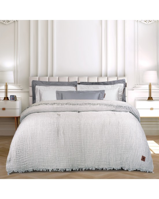 3467 ΚΟΥΒΕΡΤΑ 220X240 GREENWICH POLO CLUB ΓΚΡΙ