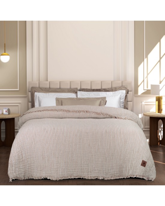 3468 ΚΟΥΒΕΡΤΑ 220X240 GREENWICH POLO CLUB ΧΡΥΣΟ