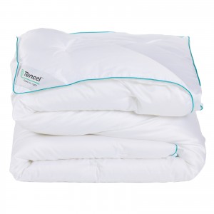 DAS HOME ΠΑΠΛΩΜΑ TENCEL 240Χ260 COMFORT 1429 WHITE