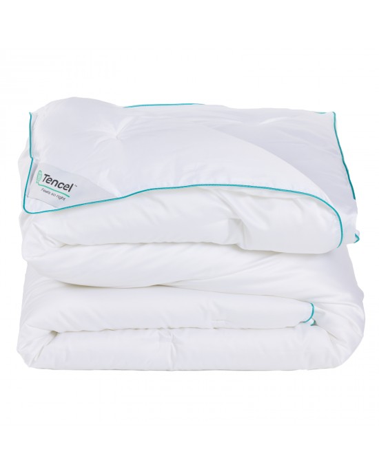 DAS HOME ΠΑΠΛΩΜΑ TENCEL 220X240 COMFORT 1429 WHITE