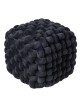 DAS HOME ΔΙΑΚΟΣΜΗΤΙΚΟ ΠΟΥΦ 43Χ43Χ40 2271 BLACK
