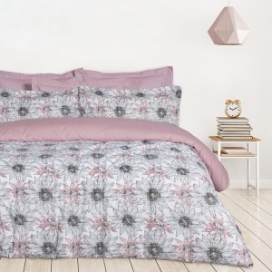 DAS HOME ΣΕΤ ΣΕΝΤΟΝΙΑ KING HAPPY 9676 GREY, NUDE