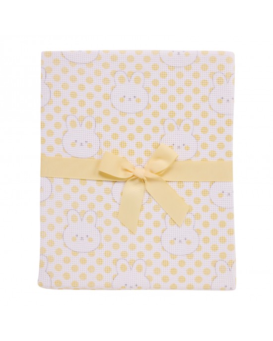 DAS BABY ΚΟΥΒΕΡΤΑ ΠΙΚΕ 75X100 RELAX 4961 YELLOW