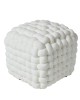 DAS HOME ΔΙΑΚΟΣΜΗΤΙΚΟ ΠΟΥΦ 43Χ43Χ40 2275 WHITE