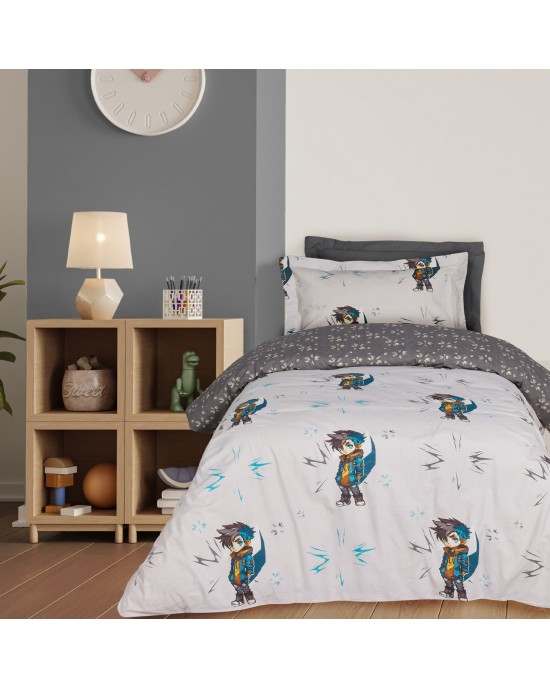 DAS KIDS ΣΕΤ ΣΕΝΤΟΝΙΑ ΜΟΝΑ 4939 BEIGE, GREY