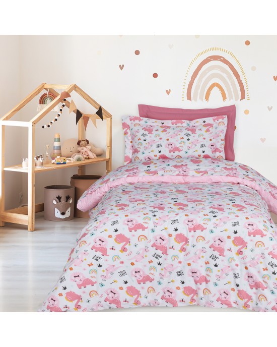 DAS KIDS ΣΕΤ ΣΕΝΤΟΝΙΑ ΜΟΝΑ 4936 PINK, WHITE