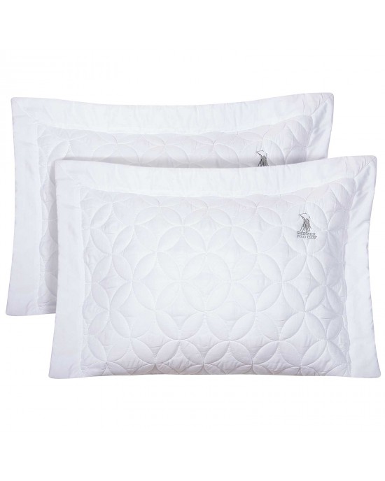GREENWICH POLO CLUB ΖΕΥΓΟΣ ΜΑΞΙΛΑΡΟΘΗΚΕΣ CLASSIC 2357 WHITE