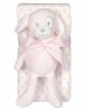 GREENWICH POLO CLUB ΚΟΥΒΕΡΤΑ ΠΙΚΕ 75X100 ΒΑΒΥ ESSENTIAL 8857 PINK, WHITE
