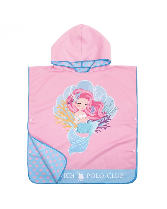 GREENWICH POLO CLUB JUNIOR ΠΟΝΤΣΟ ΘΑΛΑΣΣΗΣ 50Χ115 4041 PINK
