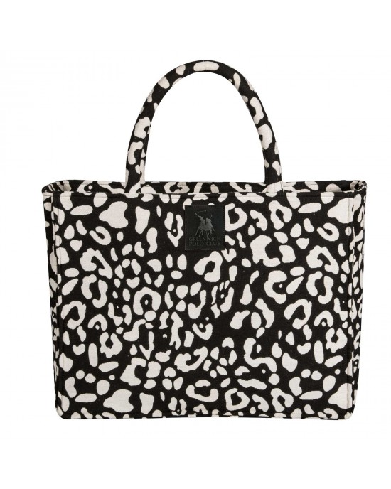 GREENWICH POLO CLUB ΤΣΑΝΤΑ ΘΑΛΑΣΣΗΣ 46X36 ESSENTIAL 4059 BLACK, TAUPE
