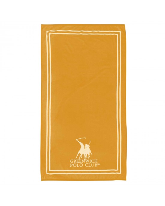 GREENWICH POLO CLUB ΠΕΤΣΕΤΑ ΘΑΛΑΣΣΗΣ 90Χ170 4051 CREAM, OCHRE