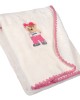 GREENWICH POLO CLUB ΚΟΥΒΕΡΤΑ VELOUR 80X110 ΒΑΒΥ 8839 IVORY, PINK