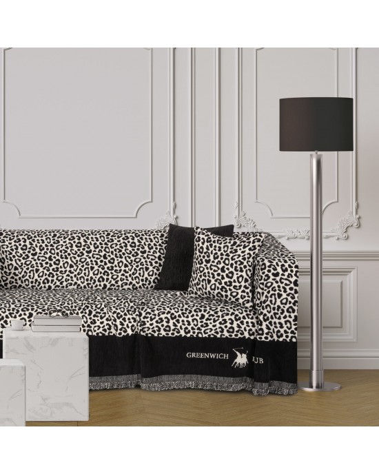 GREENWICH POLO CLUB ΡΙΧΤΑΡΙ 180Χ300 ESSENTIAL 3934 BLACK, OCHRE